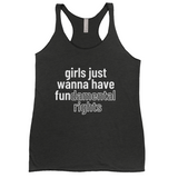 Girls Just Wanna Have Fundamental Rights 2 Tank Tops