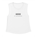 Here So I Can Brunch Later 2 Tank Tops