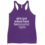Girls Just Wanna Have Fundamental Rights 2 Tank Tops
