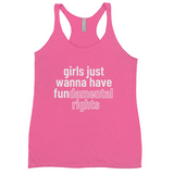 Girls Just Wanna Have Fundamental Rights 2 Tank Tops