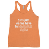 Girls Just Wanna Have Fundamental Rights 2 Tank Tops