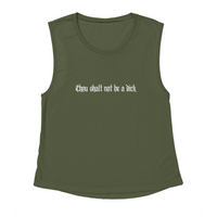 Thou Shalt Not Be A Dick 2 Tank Tops