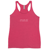 Just Say “No” to Thrusters Tank Tops