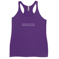 Enough With the Thrusters Already Tank Tops