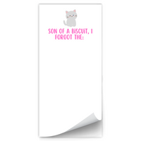 “Son of a Biscuit, I Forgot the…” Magnetic Notepads