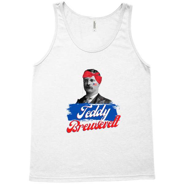 Unisex Teddy Brewsevelt Tank Tops