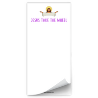 “Jesus Take the Wheel” Magnetic Notepads