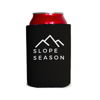 Slope season/skier 1 Can Cooler
