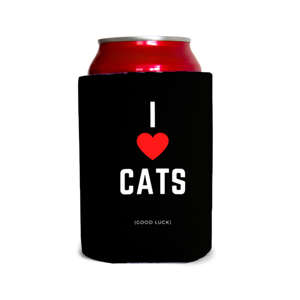 I love cats (good luck) Can Cooler