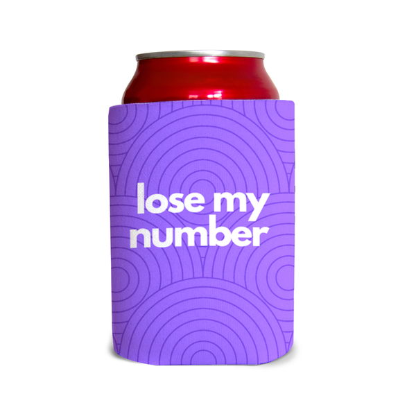 Lose my number 6 Can Cooler