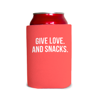 Give love and snacks 2 Can Cooler