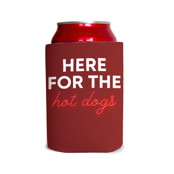 Here for the hot dogs 3 Can Cooler