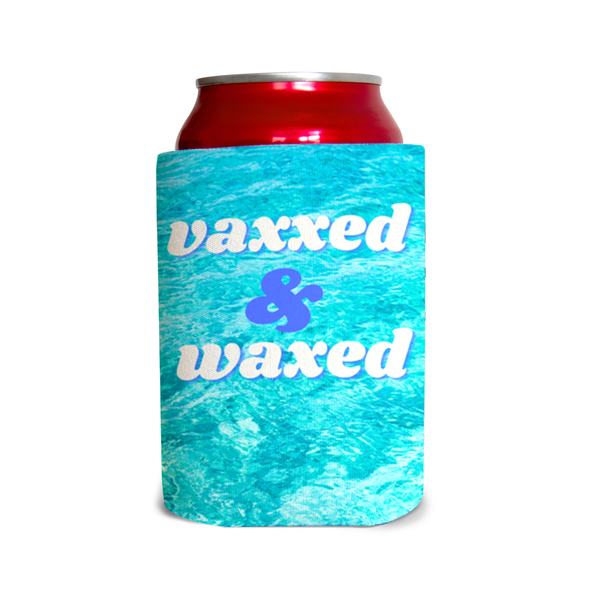 Vaxxed & waxed 1 Can Cooler