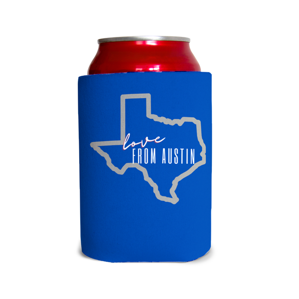 Love from Austin 1 Can Cooler