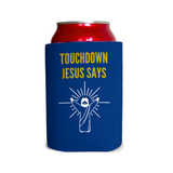 Touchdown Jesus says Go Irish 1 Can Cooler