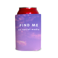 Find me on social media 1 Can Cooler