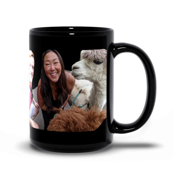 Alpaca 1 Black Mugs