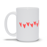 Red Heart Mug
