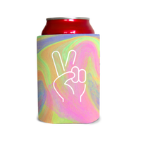 Peace Sign 1 Can Cooler