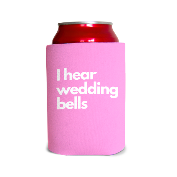 I hear wedding bells Can Cooler